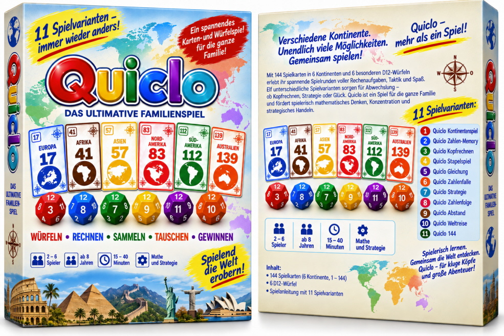 „Gesucht wird ein international aufgestellter Verlag bzw. Vertriebspartner für die weltweite Vermarktung von QUICLO.“ „Gesucht wird ein international aufgestellter Verlag bzw. Vertriebspartner für die weltweite Vermarktung von QUICLO.“